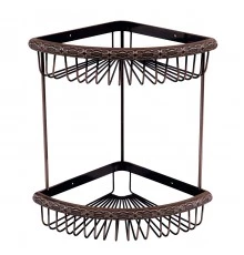 Jasmine Полка угловая, 2-х ярусная, LM, LM6682ORB