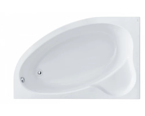 ЭДЕРА Ванна акриловая 170х100 см., левая, без монтажного комплекта, САНТЕК