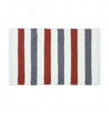 Коврик для ванной 1-ый Fixsen AMBER, FX-8040X, mix (синий+красный+белый), 50х80см 