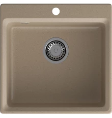 GRANFEST Мойка композит LEVEL, GF-LV-510, чаша 510*500, песочный