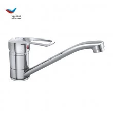 ПРОРАБ Смеситель для мойки с длинным изливом (б/з подвод.), одноручный, СЛАВЕН, Ц21