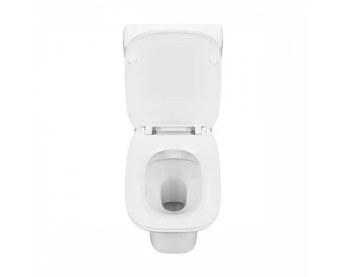 DEBBA Чаша унитаза с горизонтальным выпуском, установочный комплект, белая. (RU). ROCA