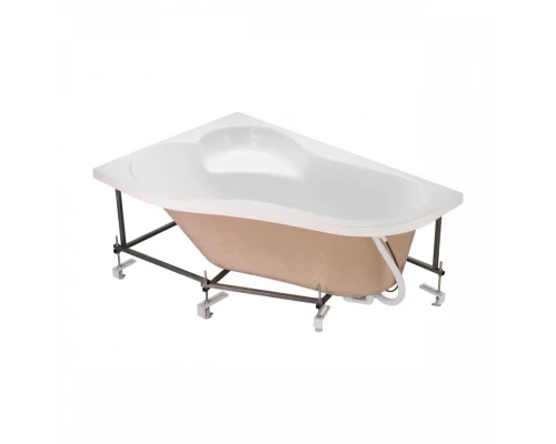 Монтажный комплект для ванны ИБИЦА 150х100 см. (рама, слив-перелив с сифоном, крепеж к стене, крепеж