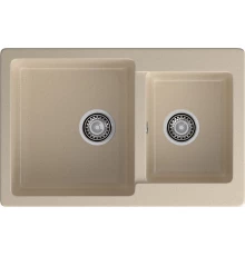 GRANFEST Мойка композит PRACTIK GF-P--780K  2 чаши 780*510 мм, кашемир