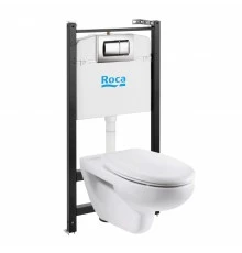 VICTORIA Комплект 4 в 1 (инсталляции+подв. унитаз+сиденье с механизмом Soft-Closing+смывная клави