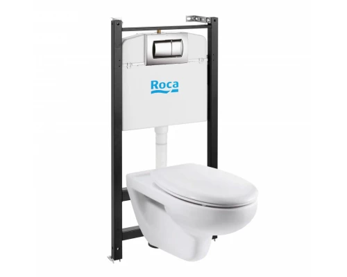 VICTORIA Комплект 4 в 1 (инсталляции+подв. унитаз+сиденье с механизмом Soft-Closing+смывная клави