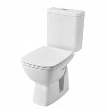 НЕО ЛАЙТ Унитаз-компакт, косой выпуск, 2-х режимная арматура, сиденье тонкое дюропласт Soft-close, C