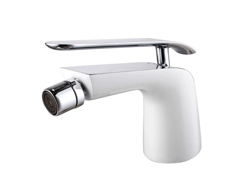 Melange Смеситель для биде, пов.аэратор 124мм, р/ОД, хром/белый, LM, LM4908CW