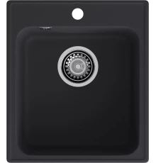 GranFest QUARZ (ECO-17) Мойка  1-чаш. 420*480 (черный)