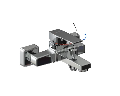 Смеситель для ванны TOKITO AKARI хром (TOK-AKA-1014)