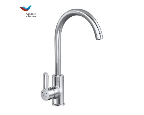 ГОРОД Смеситель для мойки с высоким изливом, одноручный, СЛАВЕН, Т22