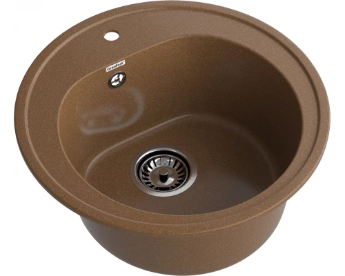 GRANFEST Мойка композит RONDO GF-R--510  D=510мм  терракот  арт.GF-