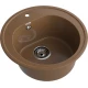 GRANFEST Мойка композит RONDO GF-R--510  D=510мм  терракот  арт.GF-