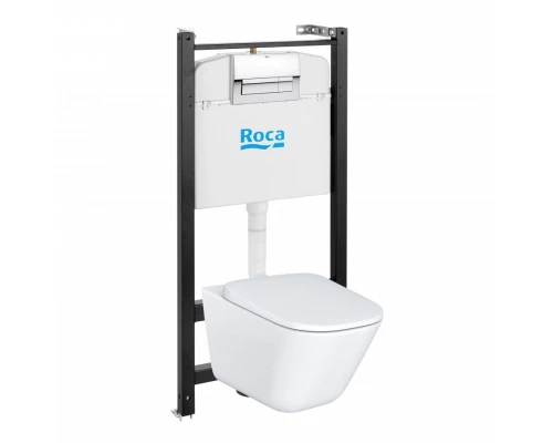 GAP CLEAN RIM Комплект 4 в 1 (инсталляции+подве. унитаз+сиденье с механизмом Soft-Closing+смывная