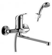 Y40 Смеситель для ванны, плоск.пов.излив 350мм(к/40), р/ОД, хром, ROS, Y40-32