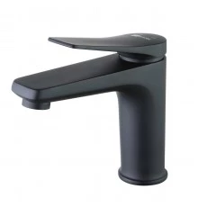 Bronx Смеситель для раковины, монолит.излив98мм дон.клап.Click/Clack ,р/ОД, черный, LM, LM3706BL