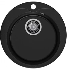 GRANFEST Мойка композит RONDO GF-R--480  D=480 мм  черный  арт.GF-