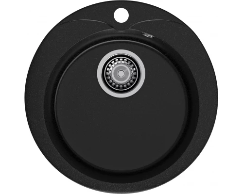 GRANFEST Мойка композит RONDO GF-R--480  D=480 мм  черный  арт.GF-