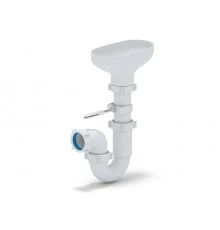 ANI Сифон 1 1/2"*40 прямоточный, с разрывом струи, ANI PLAST