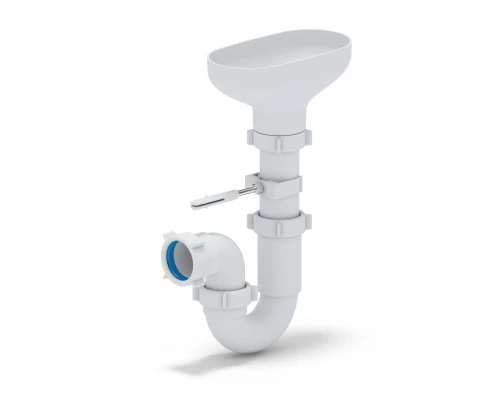 ANI Сифон 1 1/2"*40 прямоточный, с разрывом струи, ANI PLAST