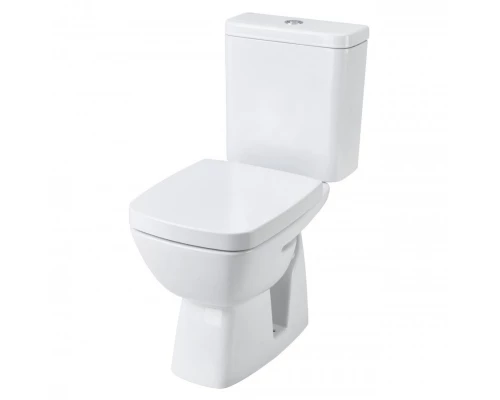 НЕО ЛАЙТ Унитаз-компакт, косой выпуск, 2-х режимная арматура, сиденье дюропласт Soft-close, Clip up.
