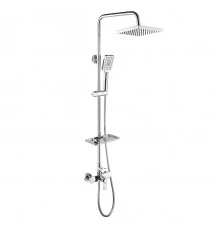 RS5 Смеситель для душа, без излива с верх.лейкой 'Троп.дождь', Терм, хром, ROS, RS50-45