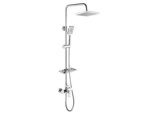 RS5 Смеситель для душа, без излива с верх.лейкой 'Троп.дождь', Терм, хром, ROS, RS50-45