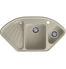 GRANFEST Мойка композит CORNER  GF-C--1040E угловая 1039*560мм топаз  арт.GF-
