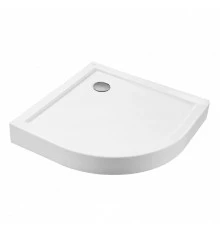 ПАЛЕРМО Поддон акриловый четверть круга 90Х90 белый (сифон, регулируемые ножки)