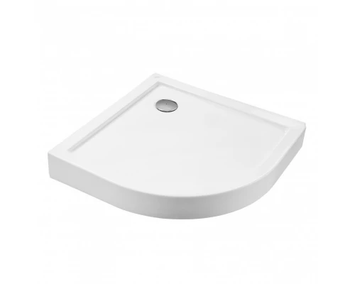 ПАЛЕРМО Поддон акриловый четверть круга 90Х90 белый (сифон, регулируемые ножки)