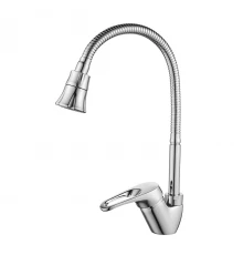 B35 Смеситель для кухни, гиб.излив 166мм, р/ОД, хром, ROS, B35-26