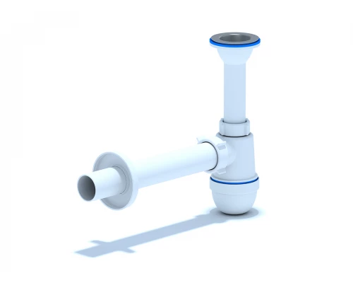 Сифон Ани 1 1/4"* 40с прямой трубой 40 мм, ANI PLAST