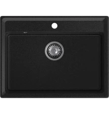 GRANFEST Мойка композит LEVEL, GF-LV-660, чаша 660*500, графит