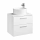 VICTORIA Тумба под раковину VICTORIA 60, 2 ящика, белый гл., ROCA