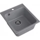 GranFest QUARZ (ECO-17) Мойка  1-чаш. 420*480 (темно-серый)