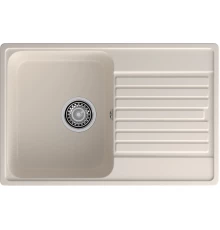 GranFest QUARZ (ECO-78) Мойка чаша+кр 740*480 (белый)