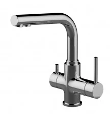 Comfort Смеситель для кухни, выс.пов.излив 209мм фильтр.воды, р/ОД, хром, LM, LM3061C