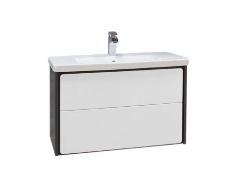 RONDA Тумба под раковину GAP 80, белый глянец/серый матовый, ROCA