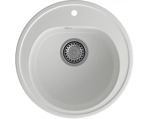 GRANFEST Мойка композит RONDO GF-R--510  508*505 мм  иней  арт.GF-