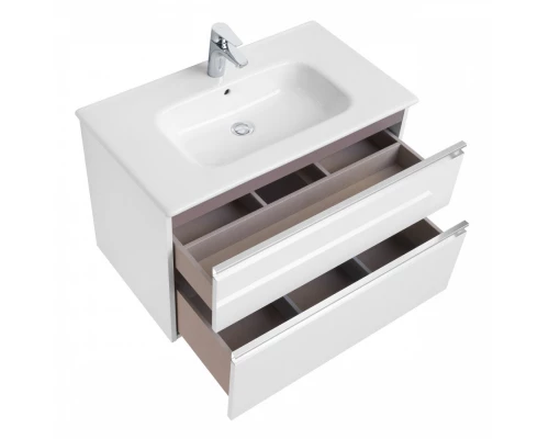 GAP Тумба под раковину GAP 80, белый глянец, 2 ящ., ROCA