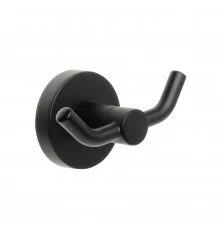 Крючок двойной черный FIXSEN Comfort Black (FX-86005A)