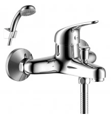 Y40 Смеситель для ванны, монолитный излив 160мм(к/40), р/ОД, хром, ROS, Y40-31