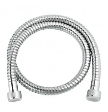 Шланг душевой двухзагибный 0,8 м, стальной, хром. LEMARK