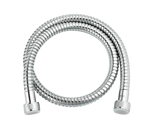 Шланг душевой двухзагибный 0,8 м, стальной, хром. LEMARK