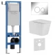 Комплект 3в1 IBERICA BLANCA инсталляция SILENCIO MINI, унитаз TOLEDO ALTO белый, кнопка смыва ESTI-O хром глянцевый (IB.001M.TLA.234.823)