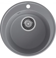 GranFest QUARZ (ECO-08) Мойка чаша D=480мм (темно-серый)