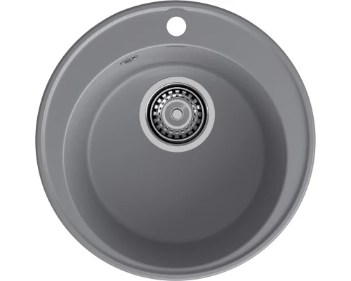 GranFest QUARZ (ECO-08) Мойка чаша D=480мм (темно-серый)