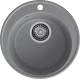 GranFest QUARZ (ECO-08) Мойка чаша D=480мм (темно-серый)