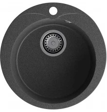 GRANFEST Мойка композит RONDO GF-R--480  D=480 мм графит арт.GF-