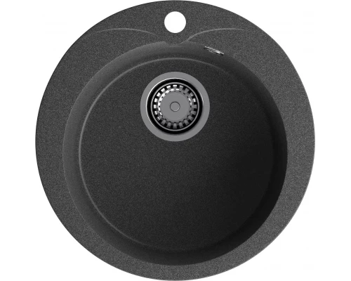 GRANFEST Мойка композит RONDO GF-R--480  D=480 мм графит арт.GF-